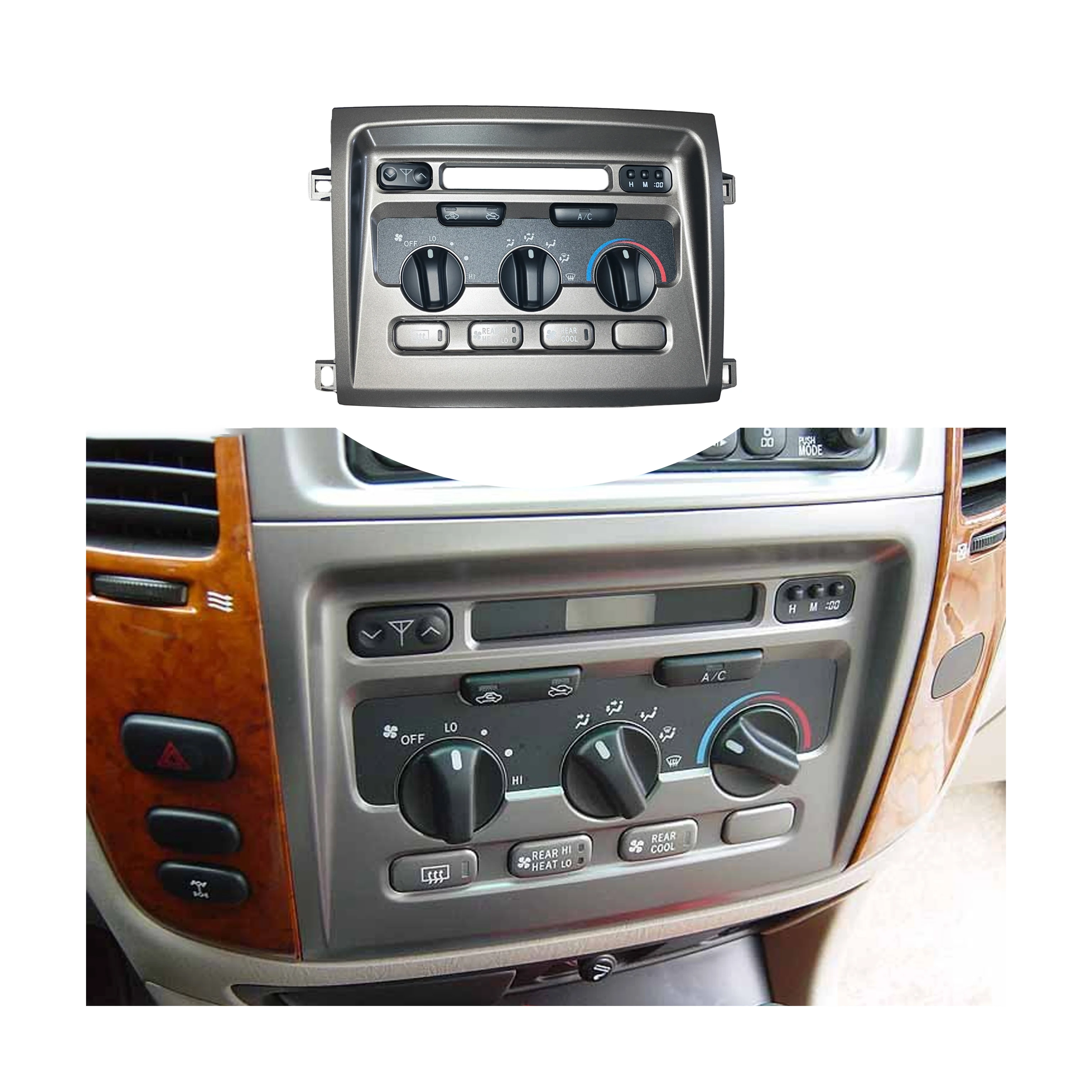 55900-60850 Ashboard Air Conditioning Control Panel For Toyota LC100 Land Cruiser 1998-2007 146570-1020 100 LX470