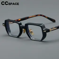 56991 Brand Design Acetate Optical Spectacle Frame Women Retro High Quality Spring Hinge Glasses Frame Men Luxury Rivet Glasses