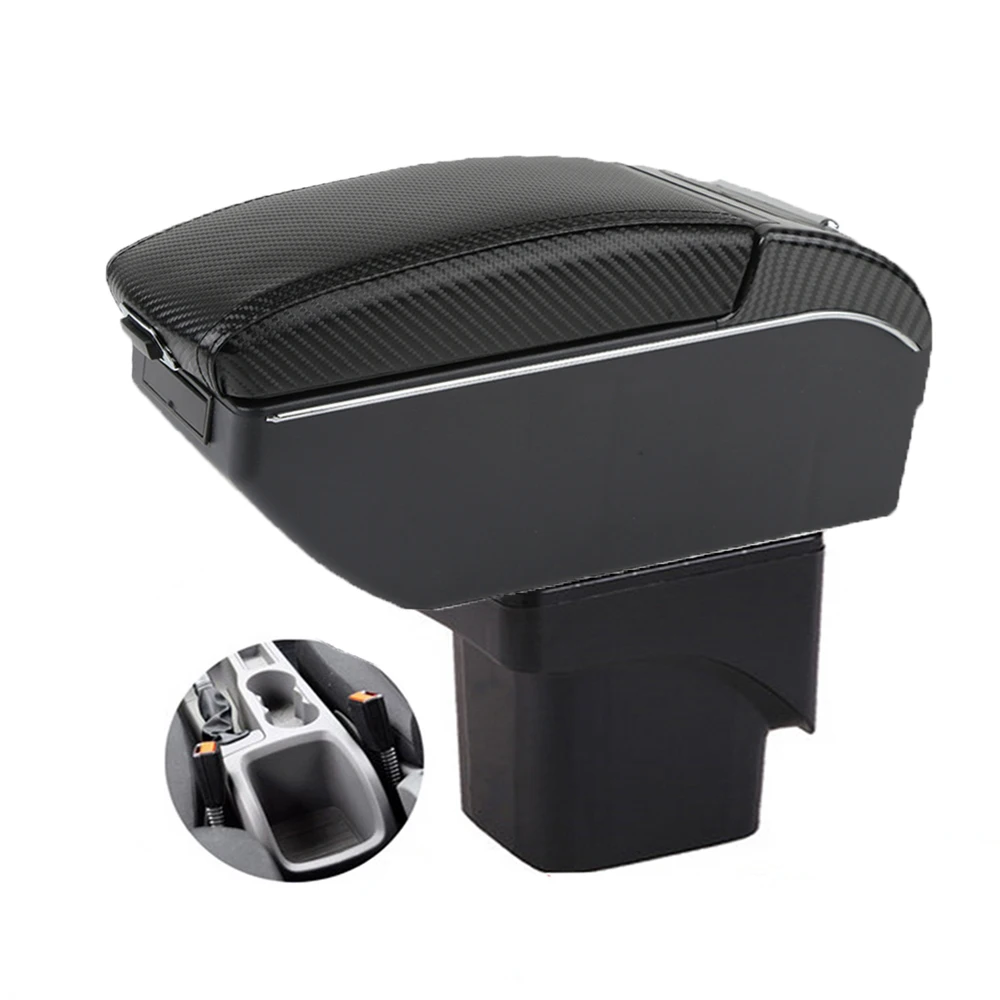 For Ford Focus Armrest Box Ford Focus 2 Mk2 Car Armrest Auto Storage Box Arm Bracing heighten Interior Details Retrofit Part