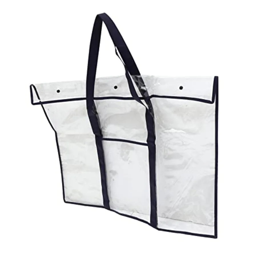 Transparent Storage Bag with Foam Board for Artwork Protection: Ideal for 30x40 Art Portfolio 18x24 Drawing Board Carrier Large
