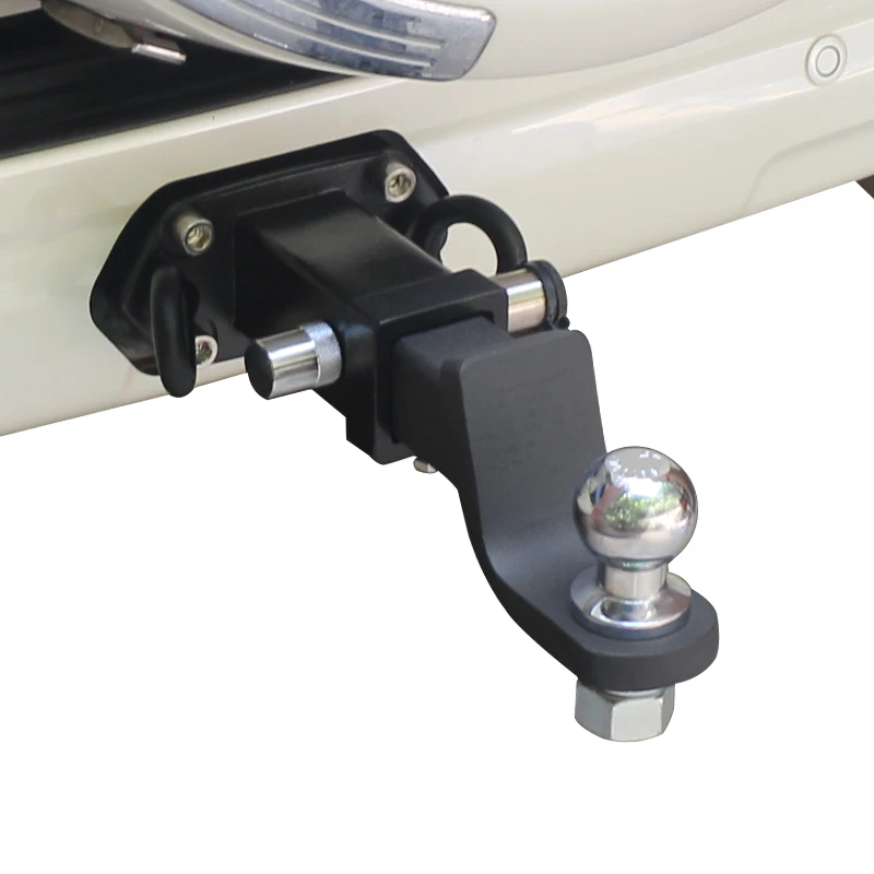 

Trailer Parts & Accessories Kit Rear Bumper Tow Hitch Receiver with Compatible Arm Hook Base for Prado