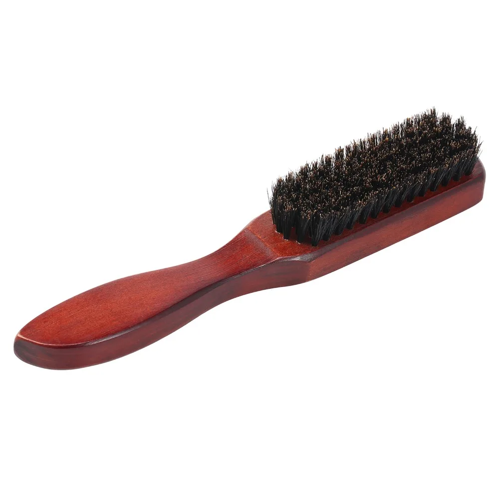 For Men's Beard Care Multi-Purpose Hair Brush Soft Durable Beard Brush Wooden Handle Massage Brush Beard Grooming