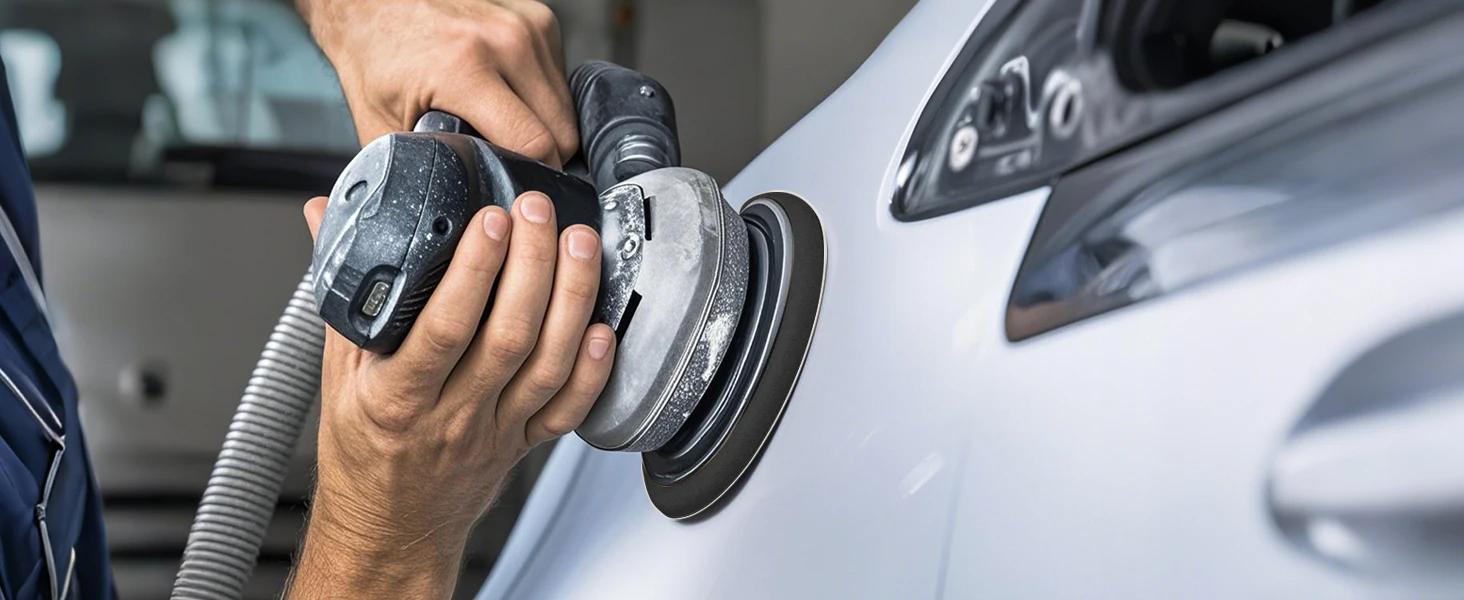 3er-Pack 5-Zoll Schaumstoff-Zwischenlagen mit Klettverschluss, Puffer-Unterlage für Exzenterschleifer, Auto- und Holzpolieren & Schleifen – Detail 9