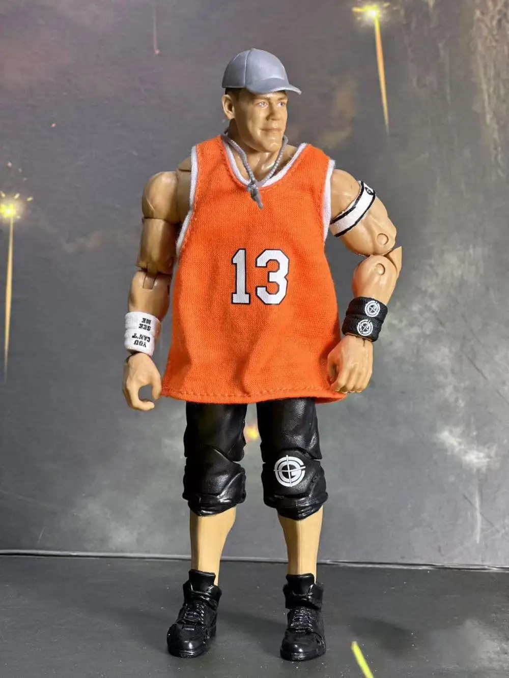 WWE AEW WWE DA John Cena with Accessories Action Figure Wrestling Figure Display Collection Festival Gift