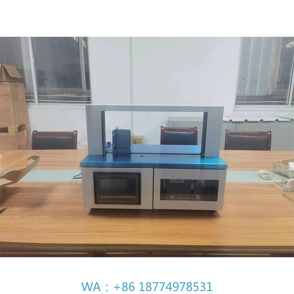 | Small OPP Film Strapping Baler for Money, Bills, Documents, and Office Use Automatic Banknote Bundling Machine