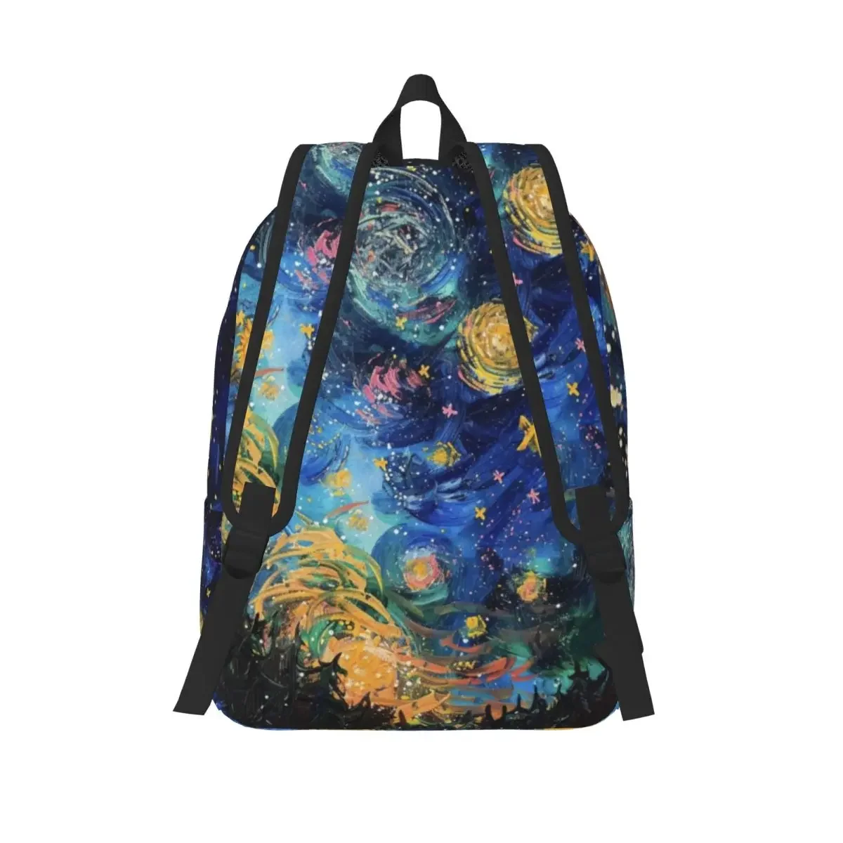 Cosmic Starry Sea For Girls Boys Fashionable, fully printed, and comfortable student backpack.