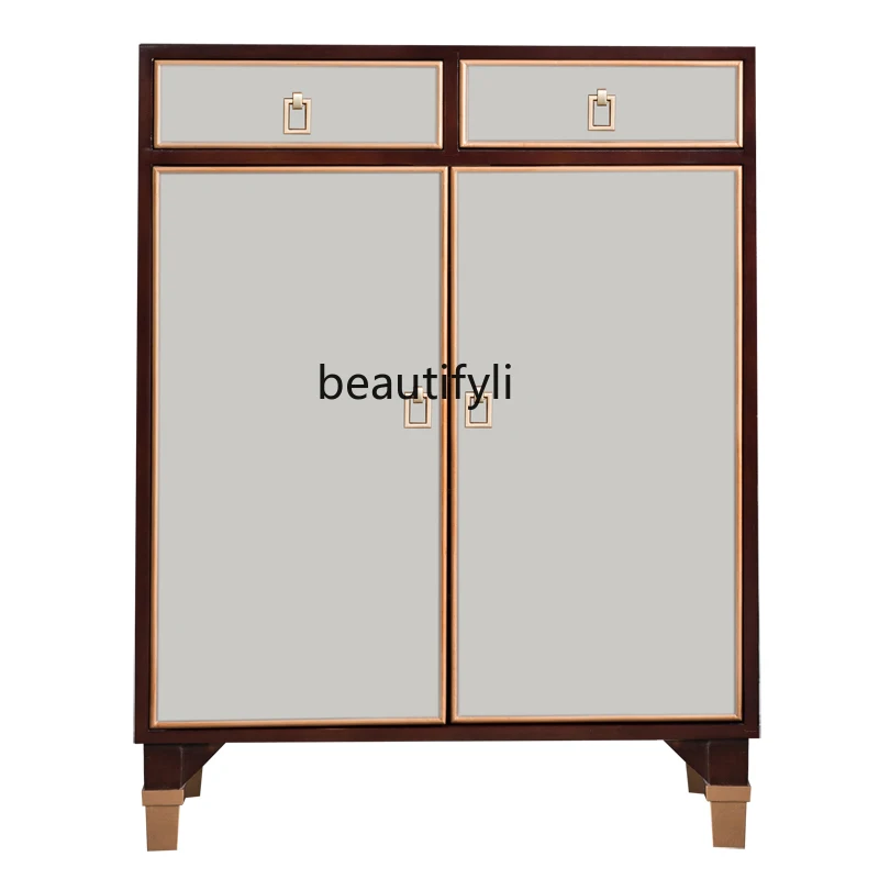 

American Shoe Cabinet Small Apartment Locker Multi-Layer Large Capacity Entrance Household Modern & Minimalism