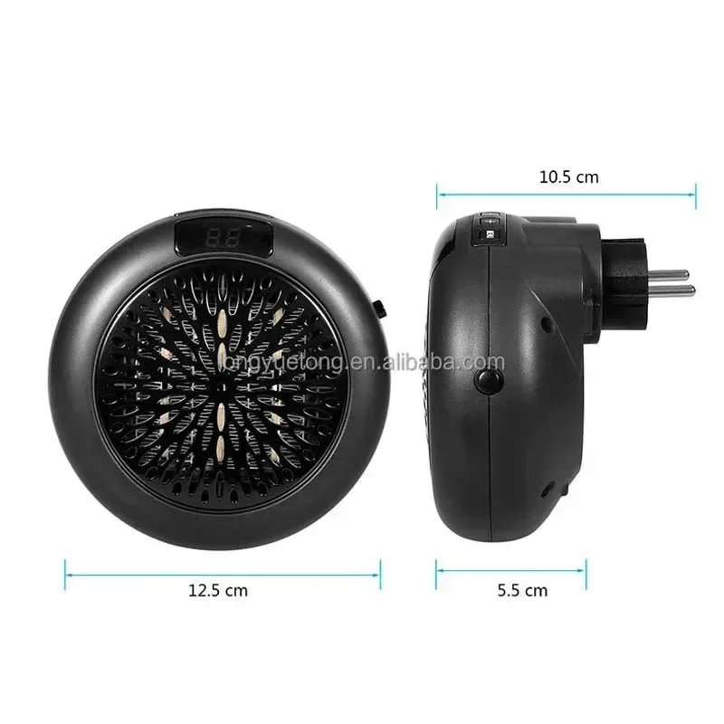 المكونات المنزلية في سخان الفضاء اللاسلكي المحمولة سخان الهواء الكهربائي 2S التدفئة السريعة مروحة دافئة سطح المكتب للحمام المنزلي الشتوي T