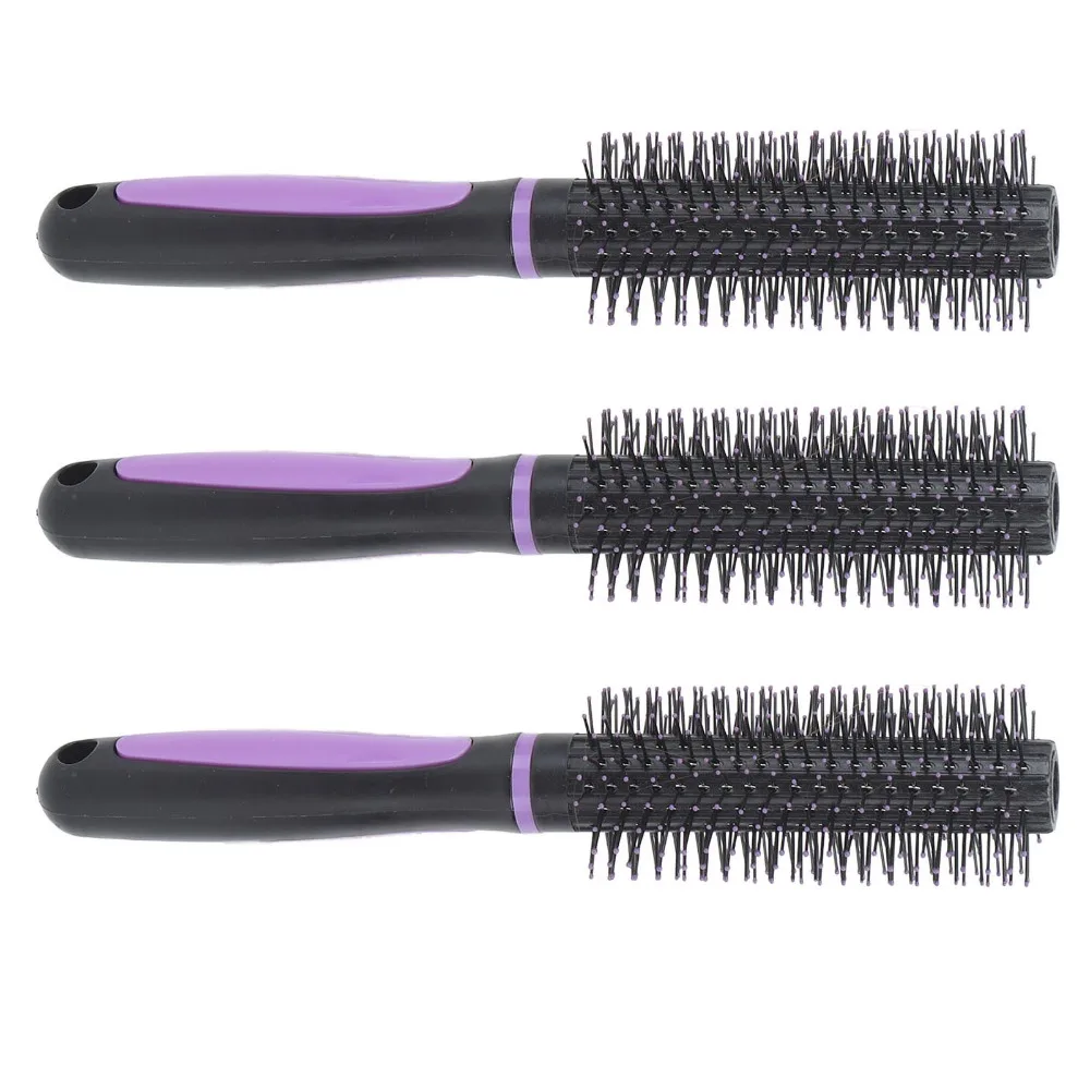 Slip Resistant Round Hair Brush 9 Row Comb Vent Brush Curling Roller Brush Durable Household Styling Hair Brush For Salon Use