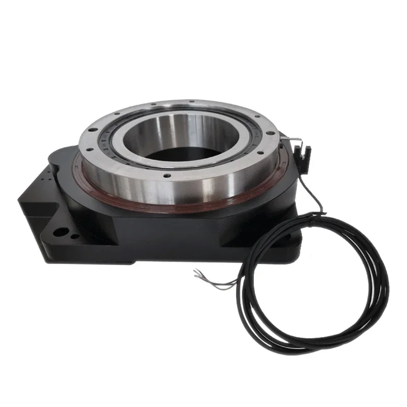 

Поворотная платформа с большой апертурой и полым корпусом, 2026, с коэффициентом передачи 5:10 и точностью повторяющегося позиционирования 5/10, точность позиционирования до 0,01 секунды