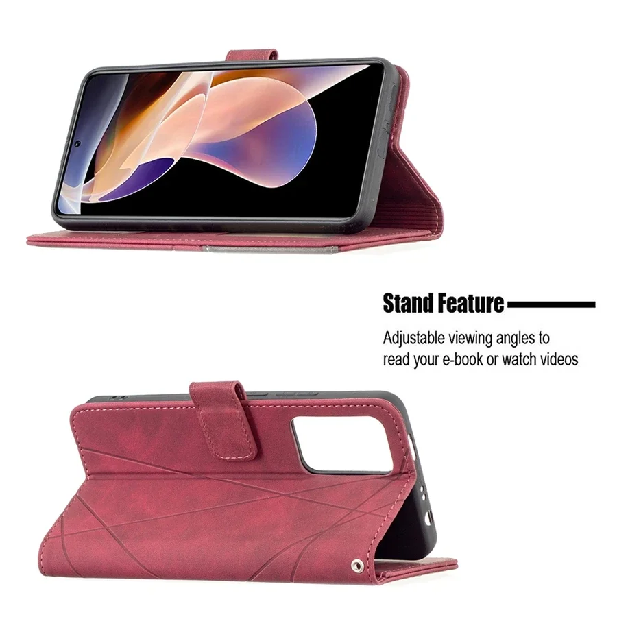 Sarung dompet dengan Slot kartu lipat magnetik, sarung kulit untuk Xiaomi Redmi 13C 12 12C 10C Note 13 12S 11 Pro 10 9 8 7 Poco X5 11T 13T
