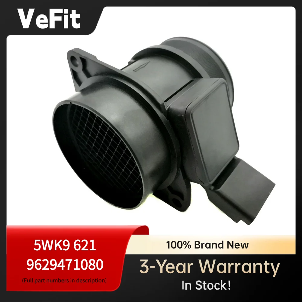 

Датчик массового расхода воздуха 5WK9621 9629471080 для дизельного двигателя Citroen Peugeot Berlingo Partner 306 406 1.9D 2.0HDi 1996-2011