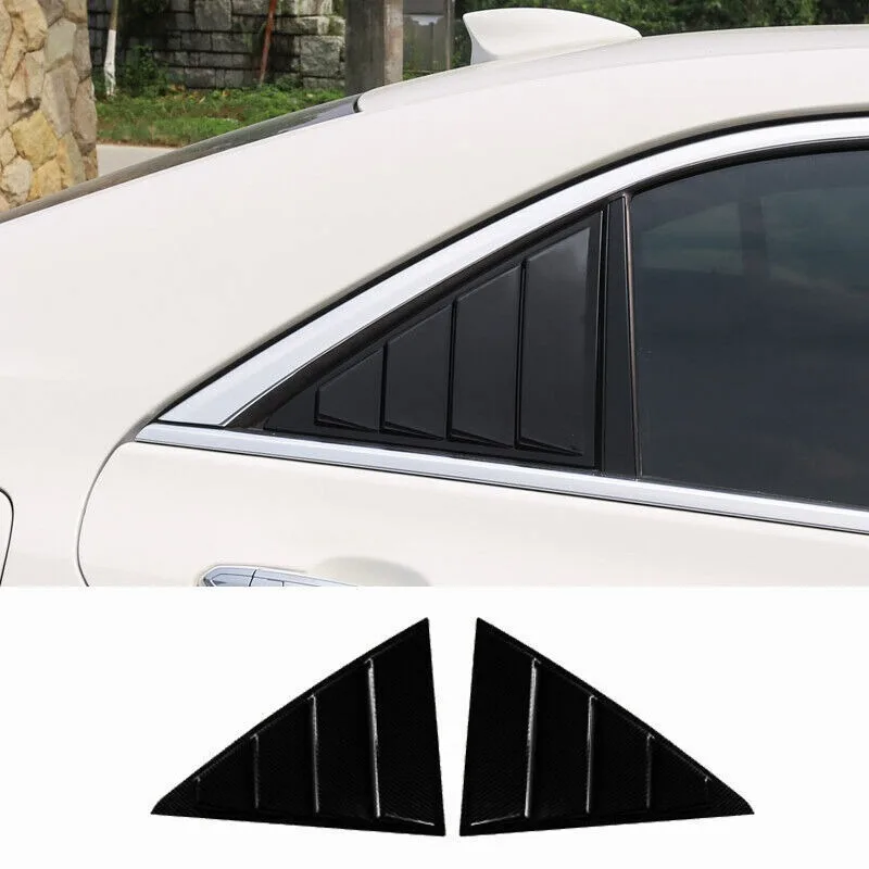 

Gloss Black Side Window Louver Cover Edging For Cadillac ATS 2013 - 2019