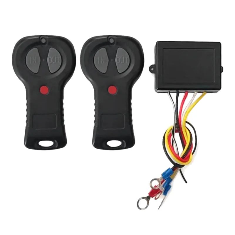 Universal 12V Wireless Electric Digital Winch Remote Control Kit Switch Controller Handset Accessories for Car ATV Truck