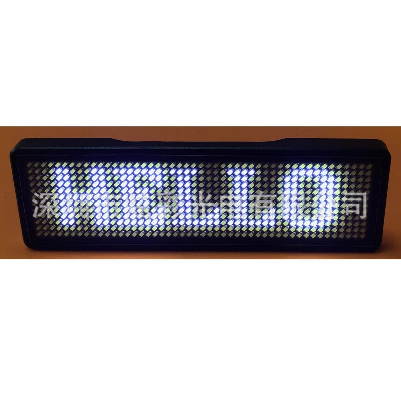 

Customized.LED Badge,LED Business Card Screen,LED NameTag,Luminous Badge,Drunk Driving Companion,USB