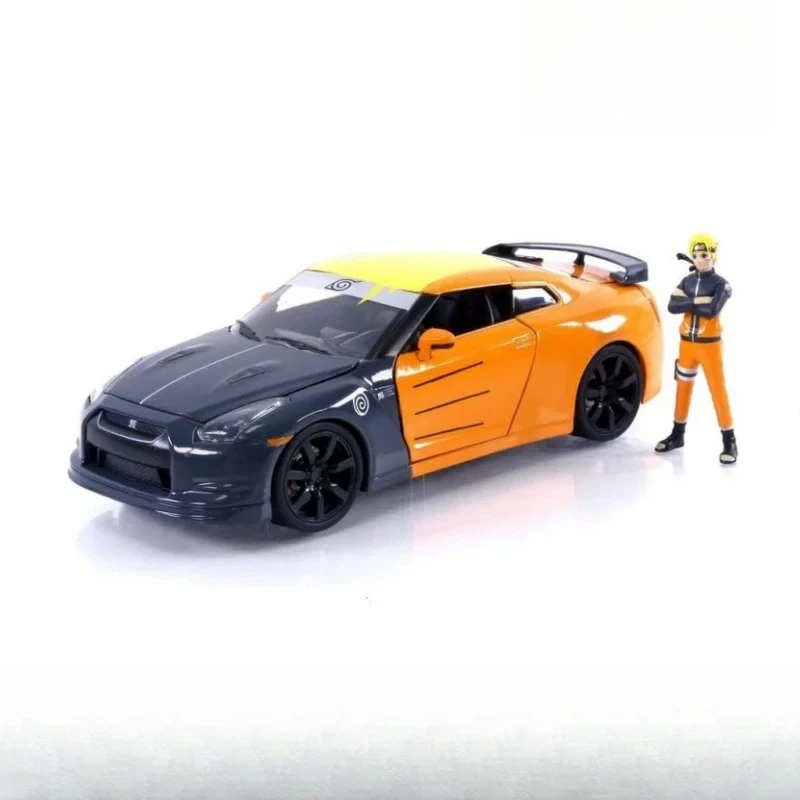 1:24 2009 Nissan GT-R (R35) Die-cast Car Model Burner Doll