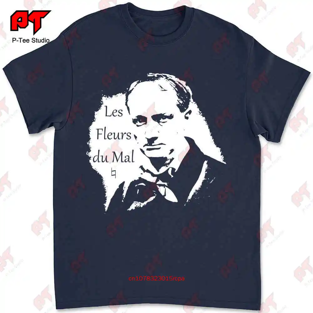 Les Fleurs Du Mal Baudelaire T-shirt KZY0