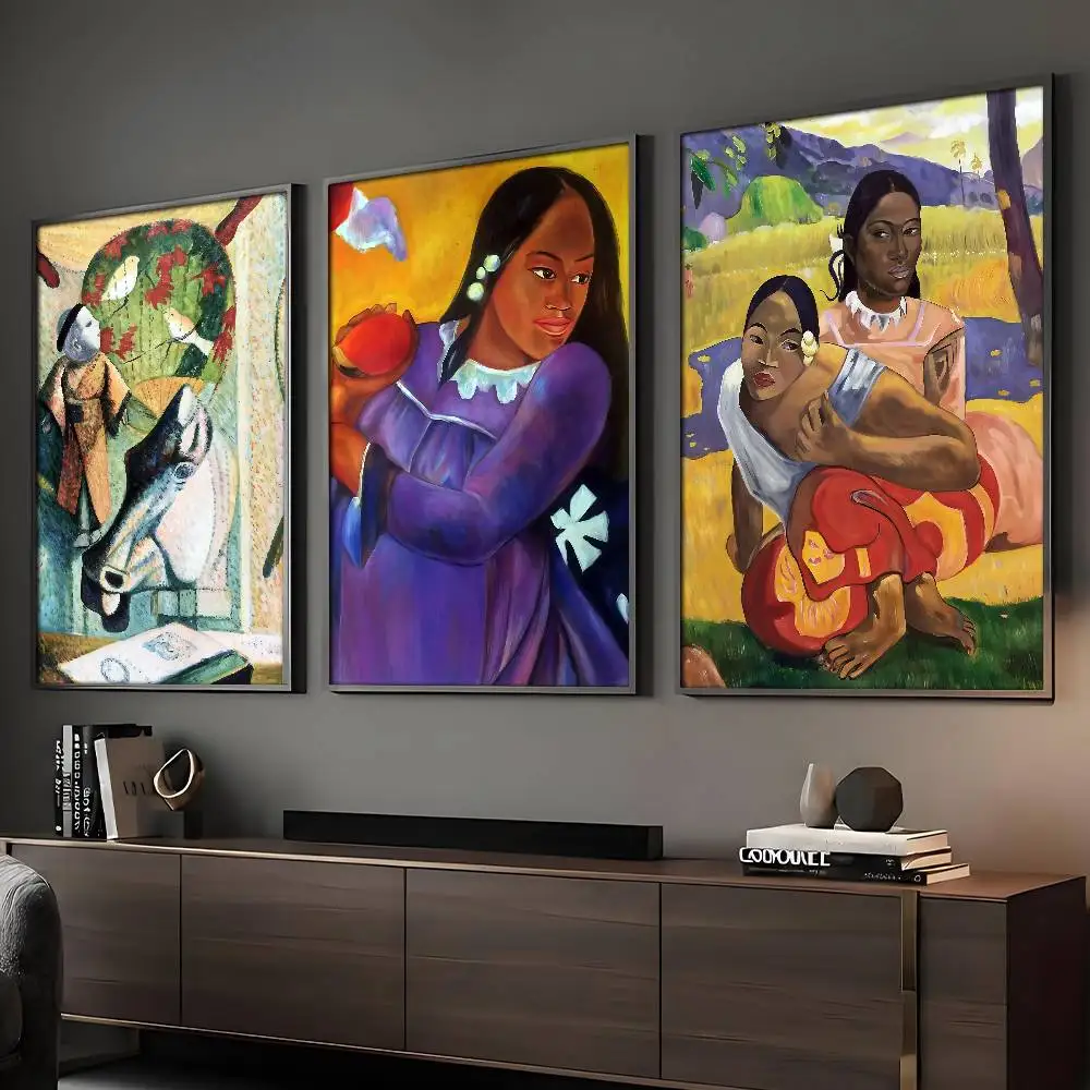 Kunstposter von Paul Gauguin „Wann heiraten Sie?“, HD-Gemälde, selbstklebende Drucke, Dekoration für Zuhause, Schlafzimmer, Wohnzimmer, Vintage-Geschenk