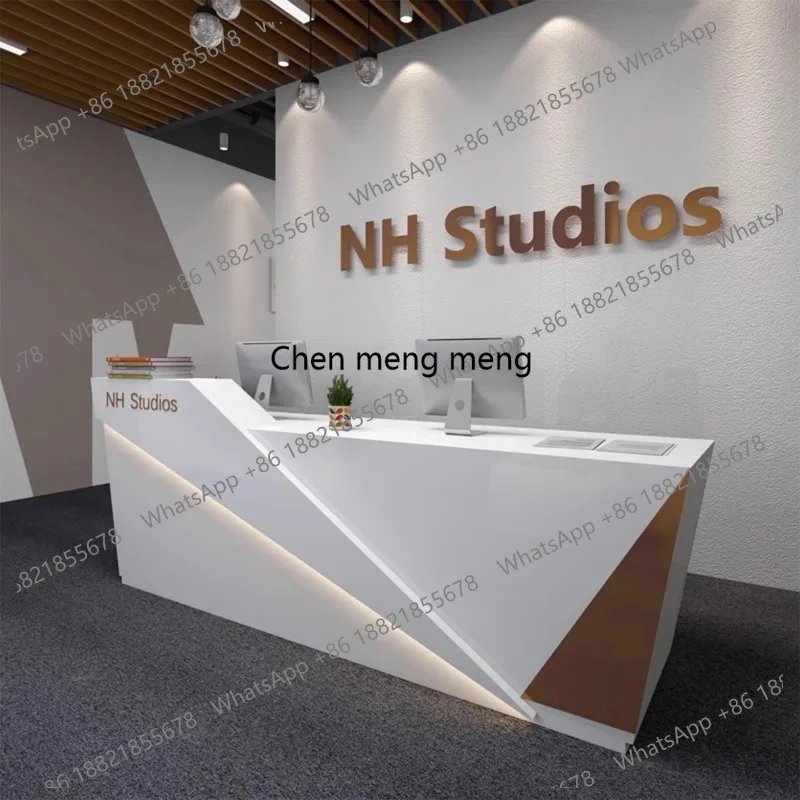 

Work Quality Reception Desks Light Luxury Salon Service Stands Reception Desks Office Elegant Escrivaninha Office Furniture