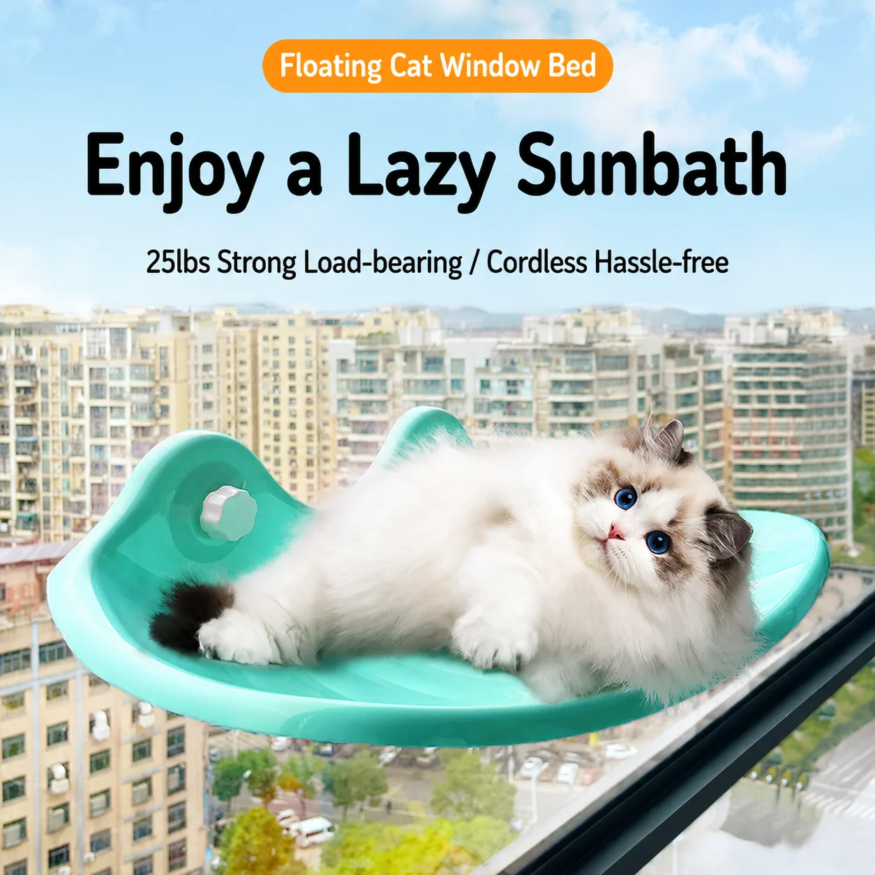 Pet Beds - Sınır ötesi kedi hamakı, pencere vantuzlu