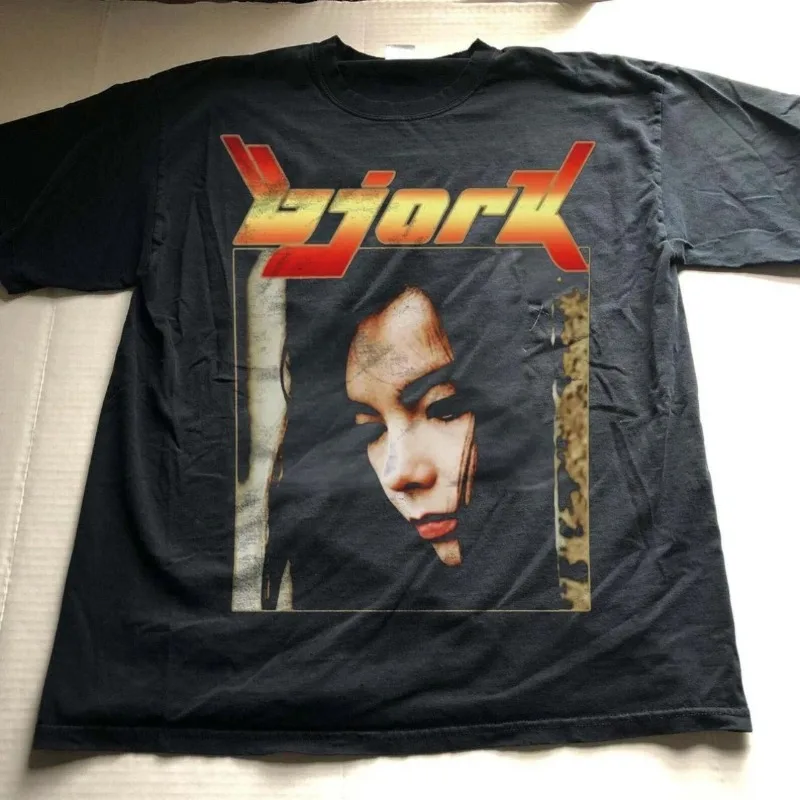 Bjork Classic Black Unisex Shirt Men's T-shirt Summer New Casual Unisex Harajuku Style T-shirt