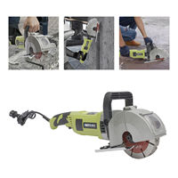 4000W Electric Wall Groove Cutter Slotted Cutter 125mm 5 Cutting Discs