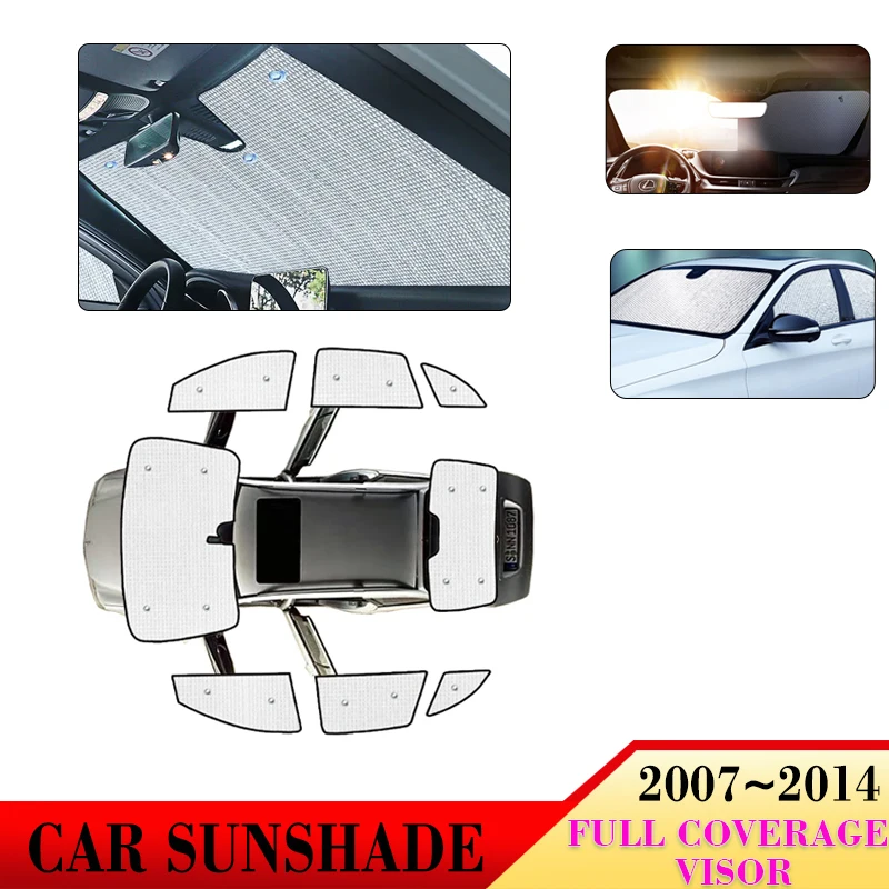 

Car Full Cover Sunshades For Ford Edge U387 MK1 2007~2014 Windshield Sun Blinds Sun Protection Window Sun Visors Car Accessories