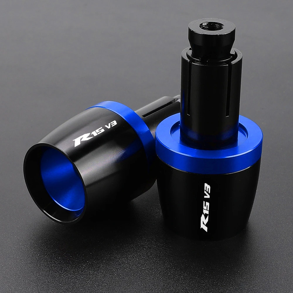 For Yamaha R15V3 YZF r15v3 R15 v 3 2020 2021 2022 Motorcycles Handlebar Grips Cap Weight PartsAnti Vibration Silder Plug Ends