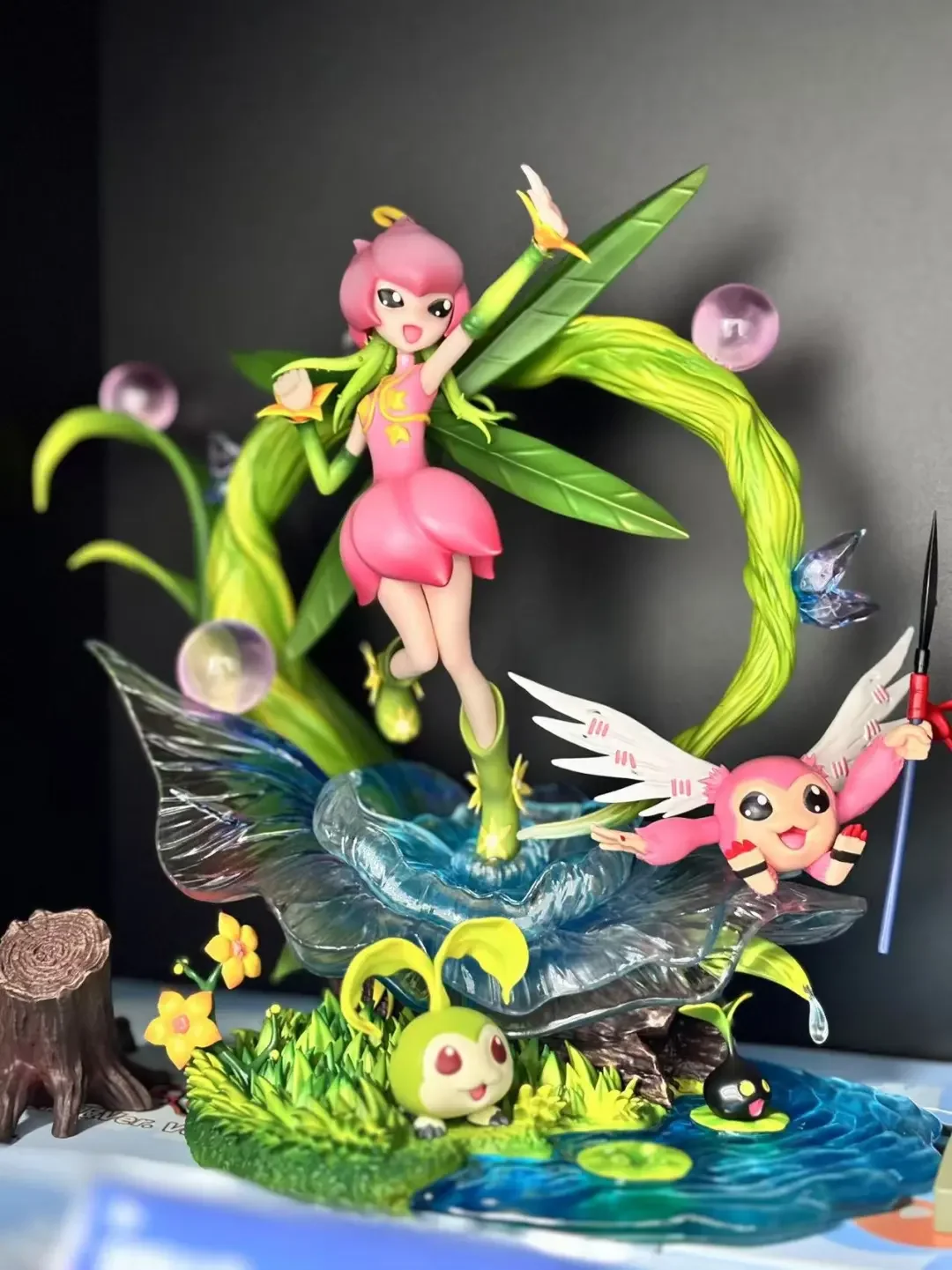 

Digital Baby Flower Fairy Animal Animation Peripheral Model Girl Heart Anime Flower Fairy Animal Seed Animal Fairy Gk Decoration