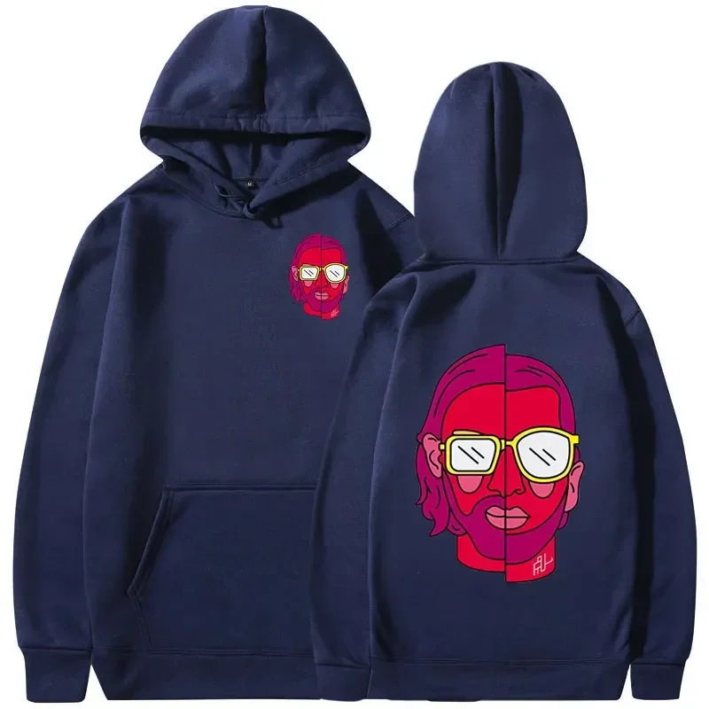 Customization Le Monde Chico Double Sided Graphic Print Hoodies Album PNL French Rap Hip Hop Sweatshirts Men Women Fashion Pullo
