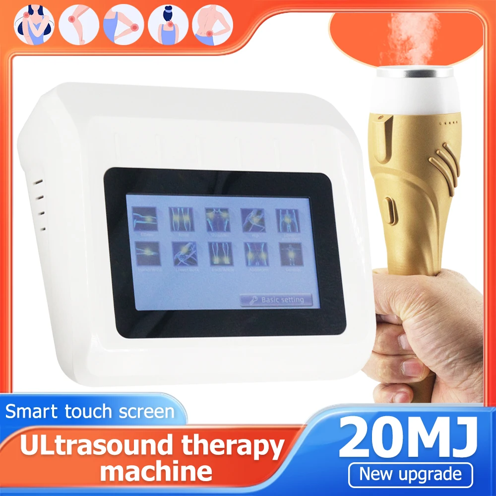 New  Physiotherapy Therapeutic Ultrasound Massager 20MJ Body Muscle Pain Relief Ultrasonic Therapy Machine Portable Body Massage