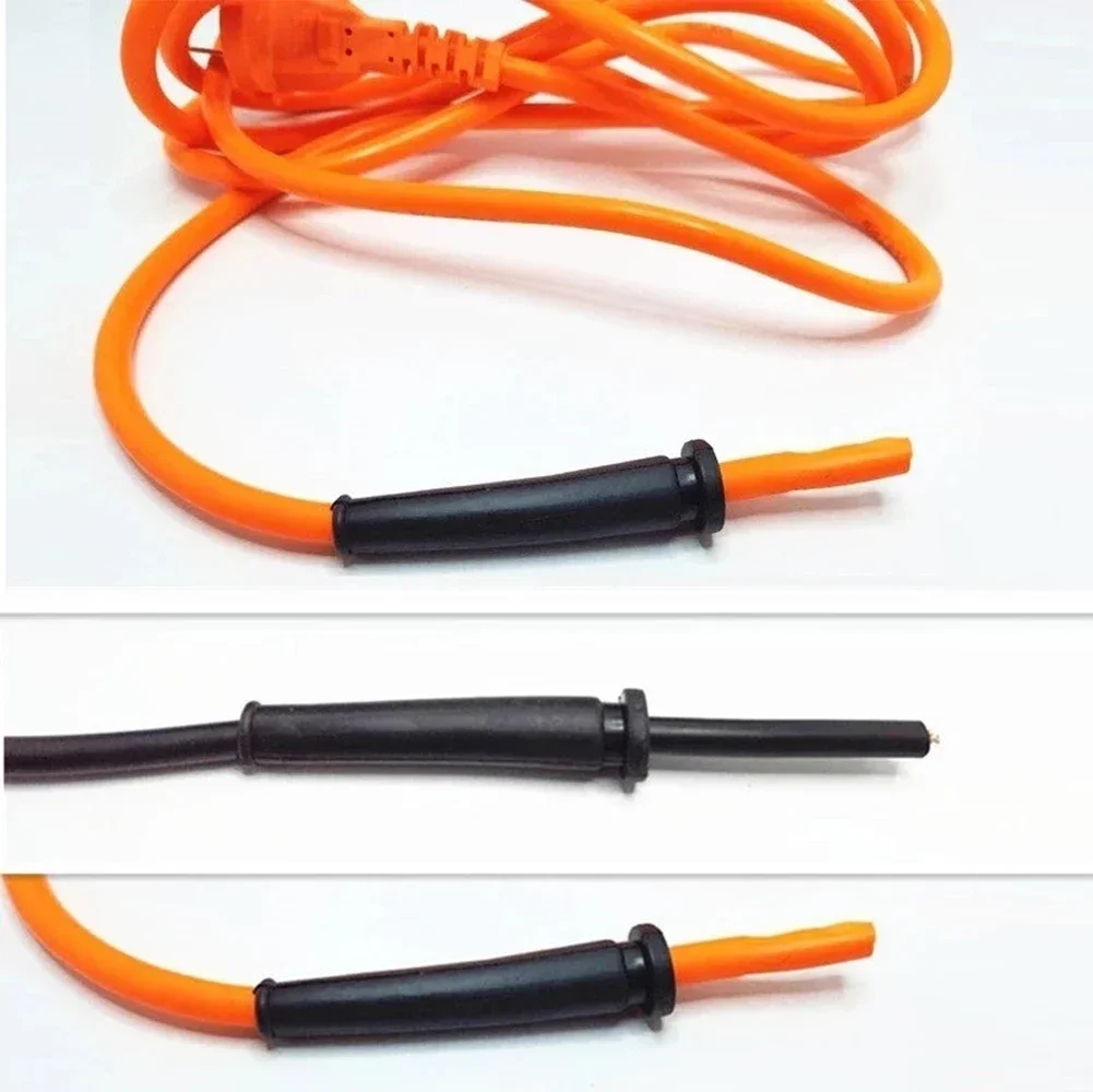Bộ 5 Đen Dây Cao Su Bảo Vệ Cáp Tay Boot Dành Cho Góc Đen Ủng Cao Su Bảo Vệ Cho Máy Khoan Điện dây Cáp