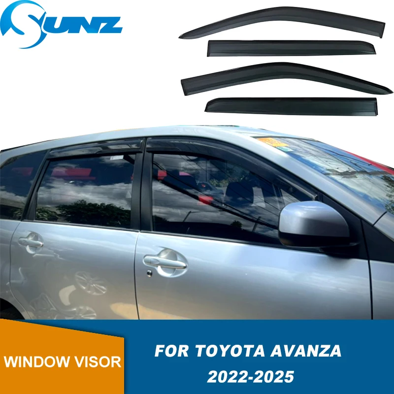 

Window Visor For Toyota Avanza 2022 2023 2024 2025 Car Window Deflector Visor Shade Weather Shield Sun Rain Guard
