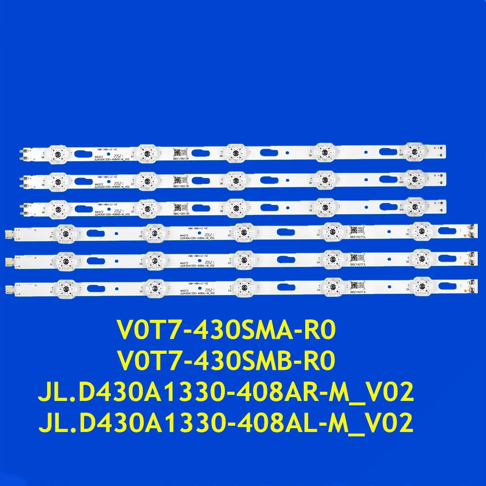 LED Backlight JL.D430A1330-408AL-M_V02 JL.D430A1330-408AR-M_V02 V0T7-430SMA-R0 V0T7-430SSMB-R0