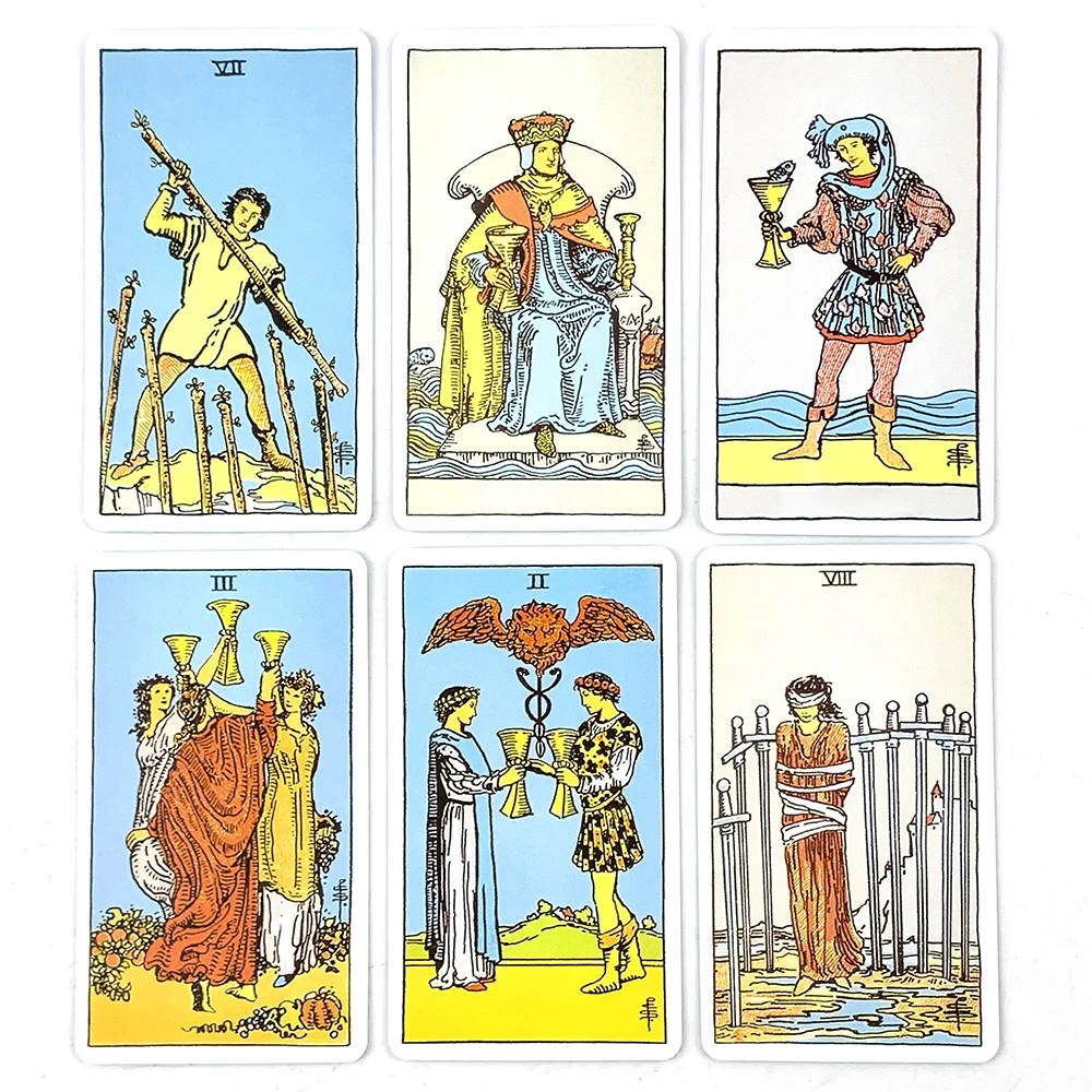Cartas de Tarot versión rusa, juego de cartas de reunión familiar, edición de adivinación del destino, juegos Borad, regalos de Halloween y Navidad