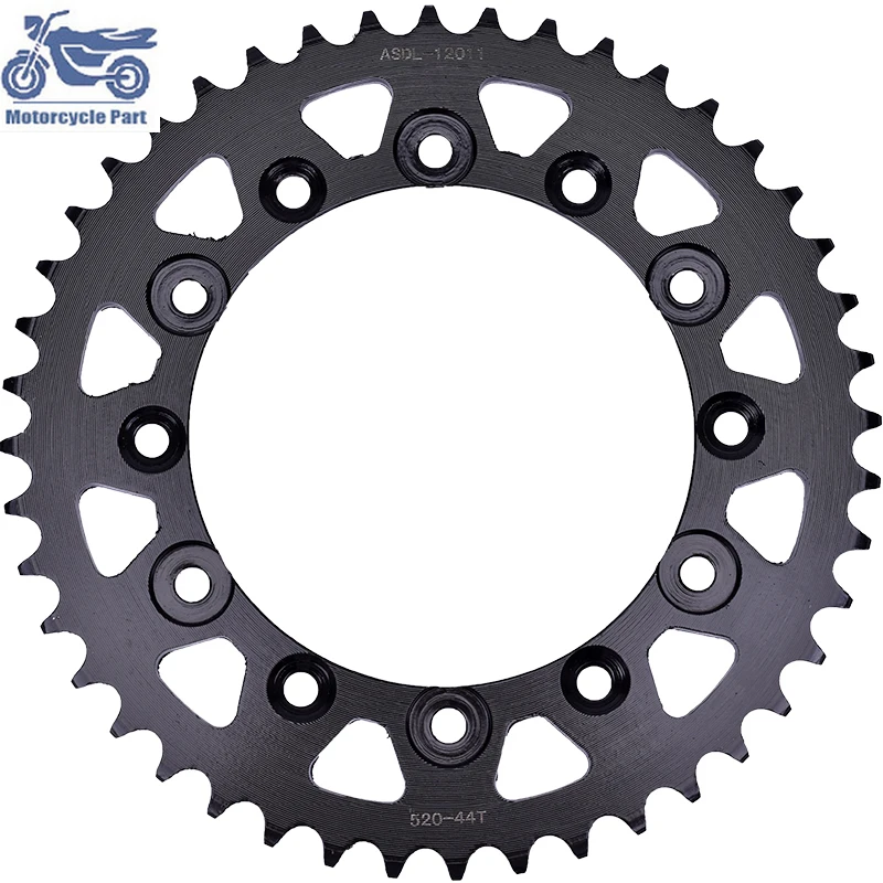 Motorcycle Part 525 44T Rear Sprocket For HONDA XL350R XL400R XL400 XL500R XL500R XL600 XL250 XL 350 400 500 600 NSR250 MVX250