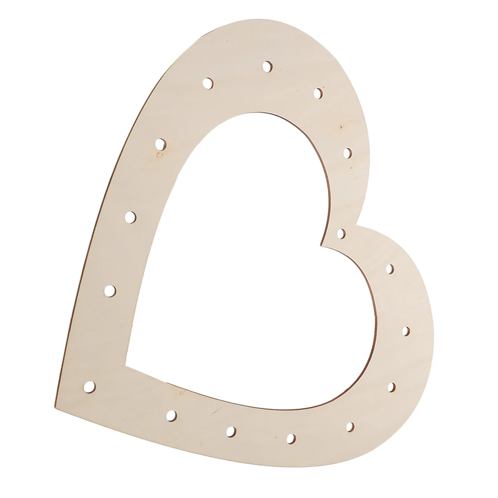 

Wood Heart Shaped Wreath Frame Blank Base for DIY Valentine Wedding Holiday Floral Arrangement Wood Wreath Frames