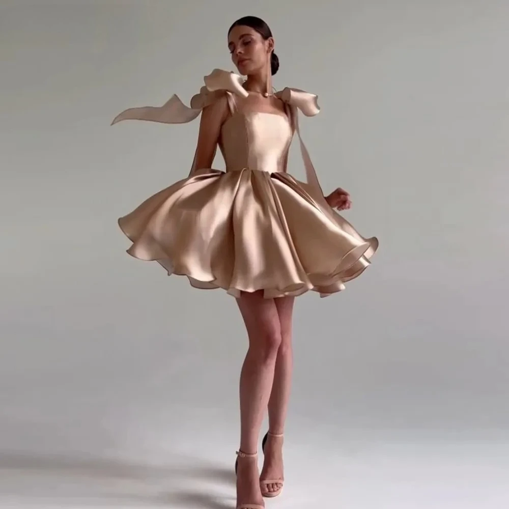 

Short Evening Prom Simple and Elegant Formal Dress Wedding Guest Dress Elegant Womens Party Dresses Ball Gown Woman Customized