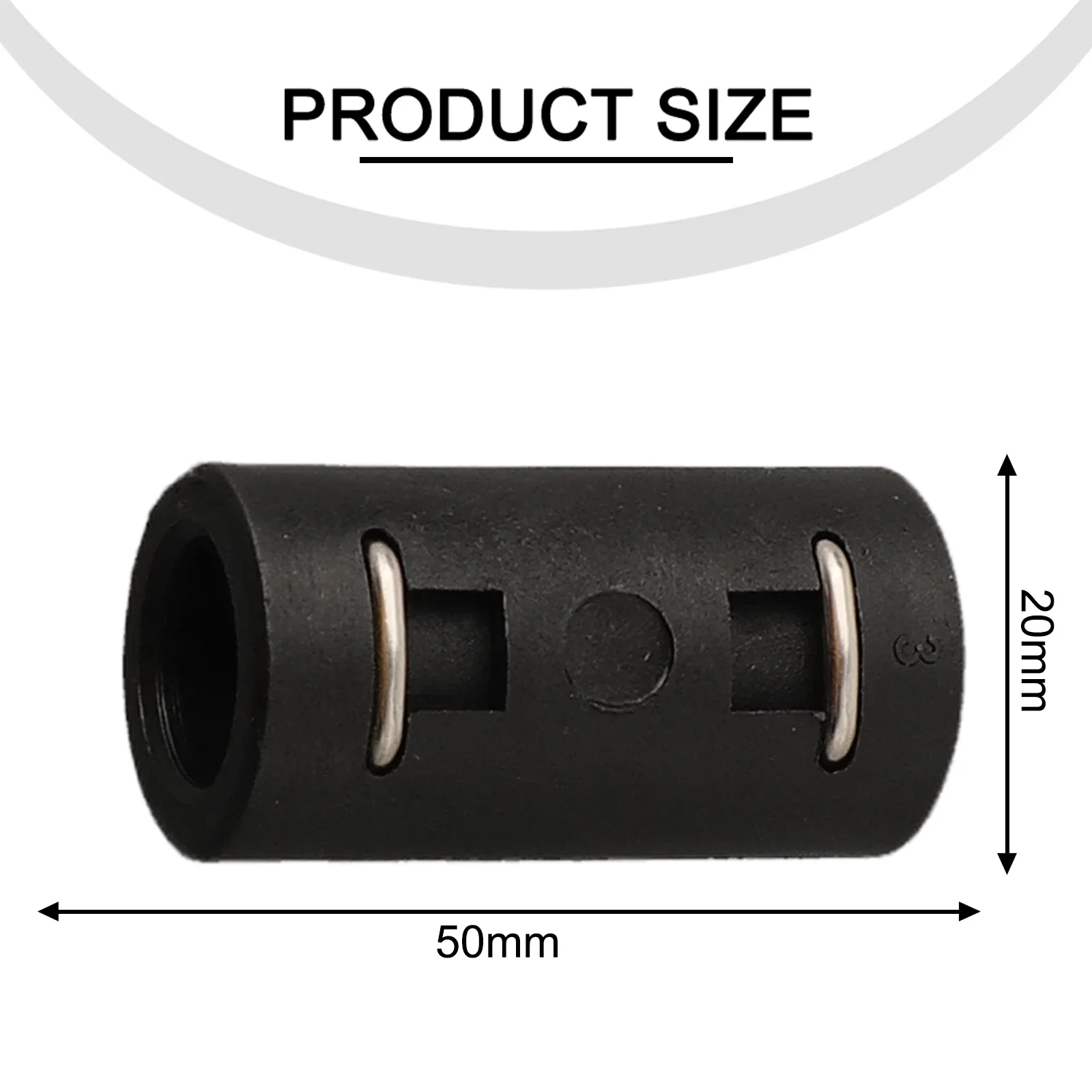 For Pressure Washer Hose Extension Pipe Adapter Made Of Engineering Plastic For Consistent Connection Integrity