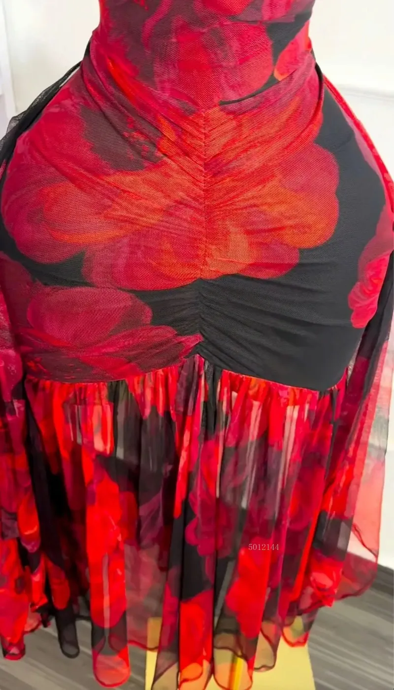 Mulheres halter pescoço sem costas ruched empilhado sem mangas malha longo maxi vestido 2025 aniversário até vestidos de festa sexy