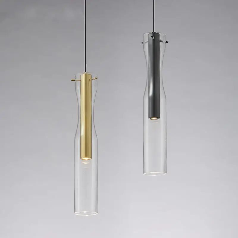 

Luxury Copper Ceiling Pendant Light Lamp for Master Bedroom Bedside Dining Room Restaurant Glass Indoor Lighting Home Decoration