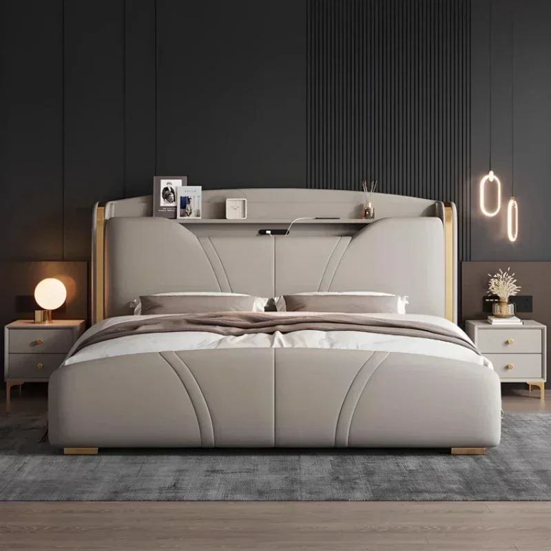 180x200cm Luxury Marriage Bedrooms Dorm Room Essential Daybed Complete Bedroom Furniture King Size Bed Frames With Head Board