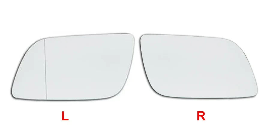 For Volkswagen VW Polo 2002 2003 2004 2005 Heating Replacement Side Mirrors Lens Door Wing Rear View Mirror White Glass 1PCS