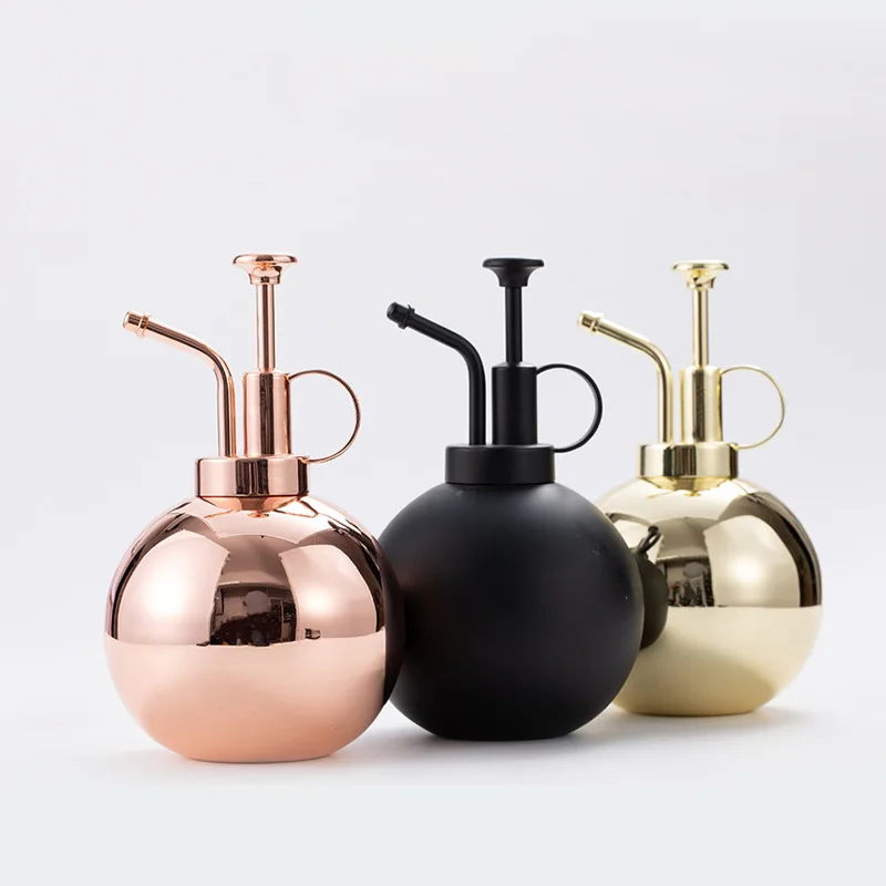304 stainless steel watering kettle hand-pressed gardening watering can flower sprayer 500ml