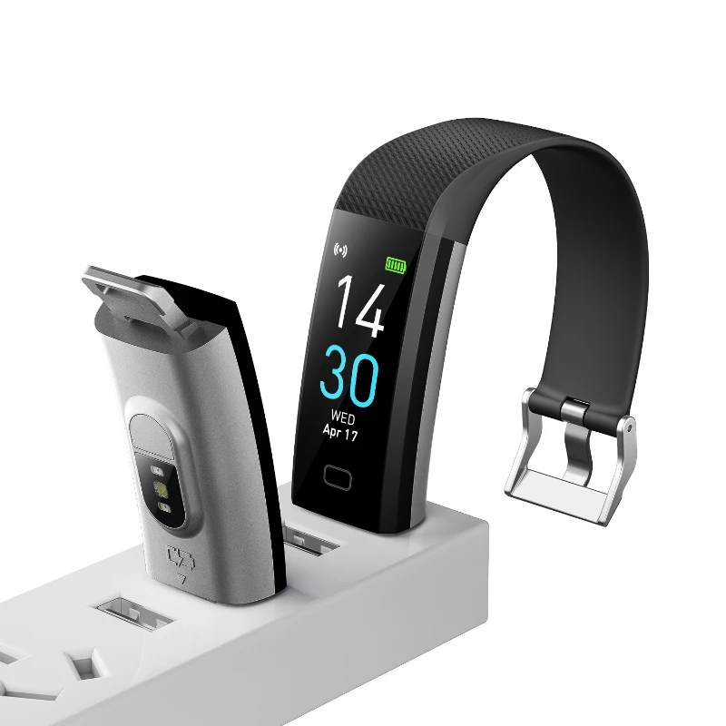 S5 Bracelet Measures Body Temperature, Blood Pressure, Fitness, Heart Rate and Steps, Smart Bracelet, Watch,Sports Bracelet Gift