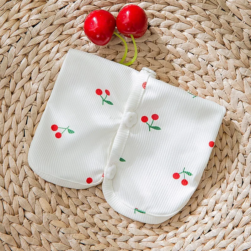 

Small Dogs Open Button Shirt Summer Thin Dog Clothes Full Print Cherry Teddy Undershirt Maltese Anti-falling Hair Short-sleeved