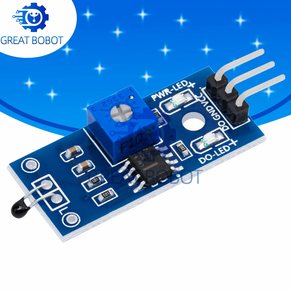 High Sensitivity Digital Signal Output Thermistor Temperature Detecting Module