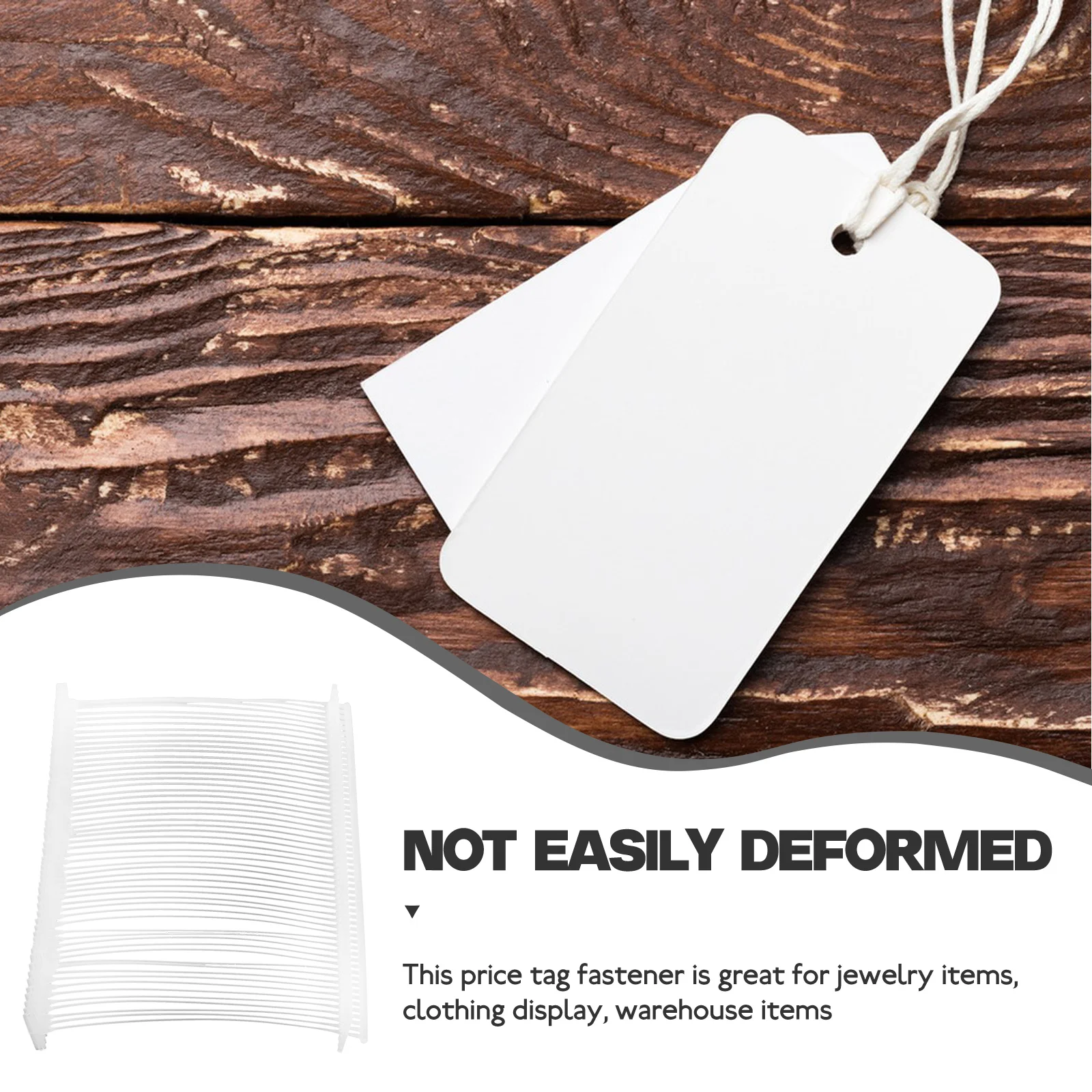 

5000 Pcs Plastic Glue Needle White 5cm for Clothes Tags Fasteners PP Shape Price Locks Clothing Hanging Tag Barbs