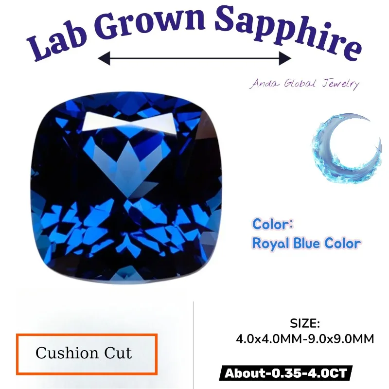 L-Lab Grown Sapphir… - image