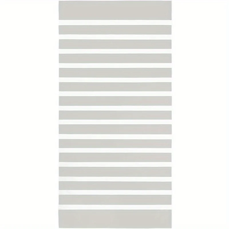 

Beach Towel Stripe Pattern Sun Protection Windproof Suitable for Swimming Pool Camping Travel Blanket